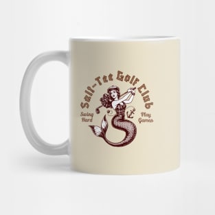 Vintage Salt-Tee Golf Club Mermaid Mug